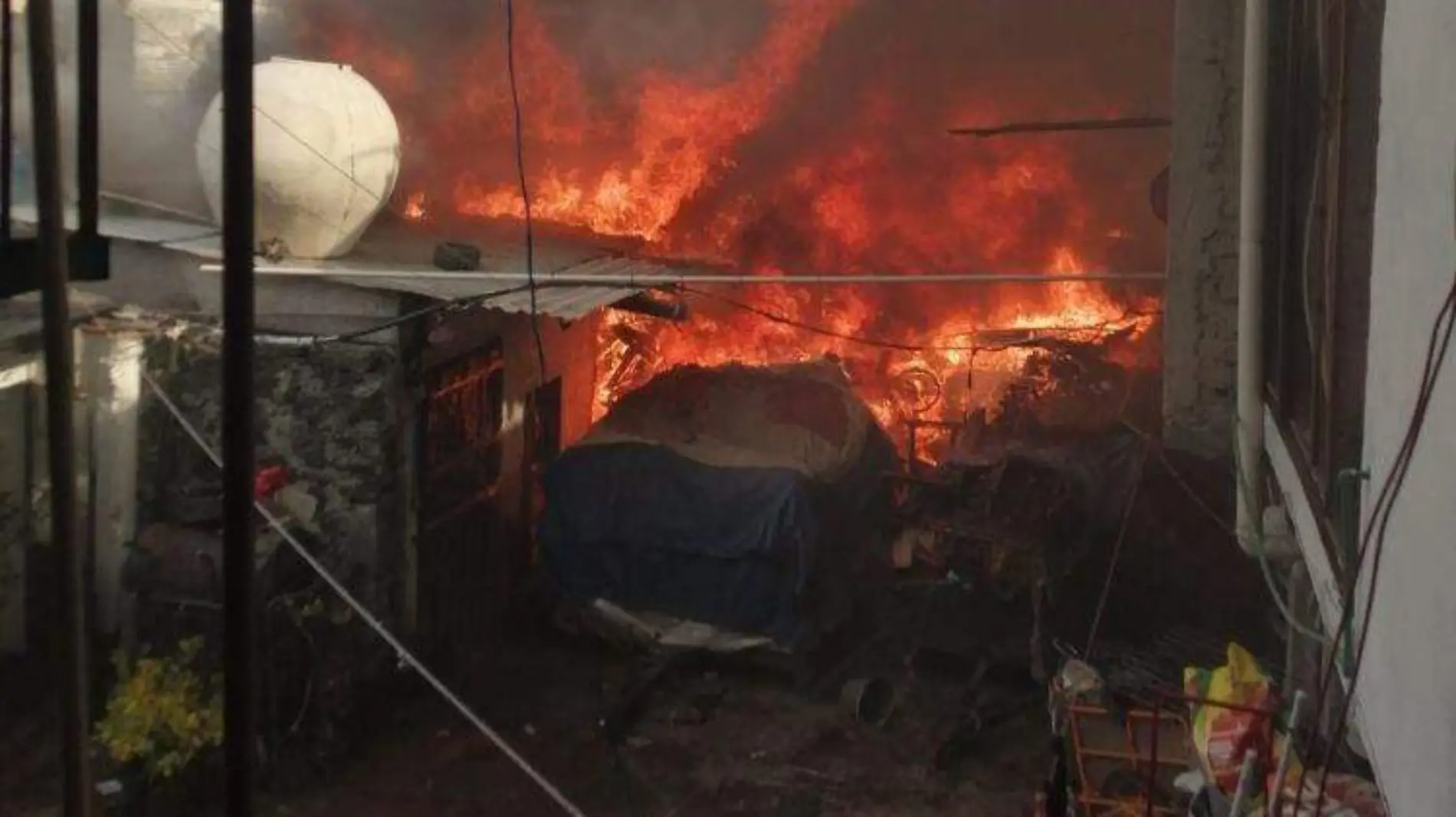 Incendio en Coyoacan